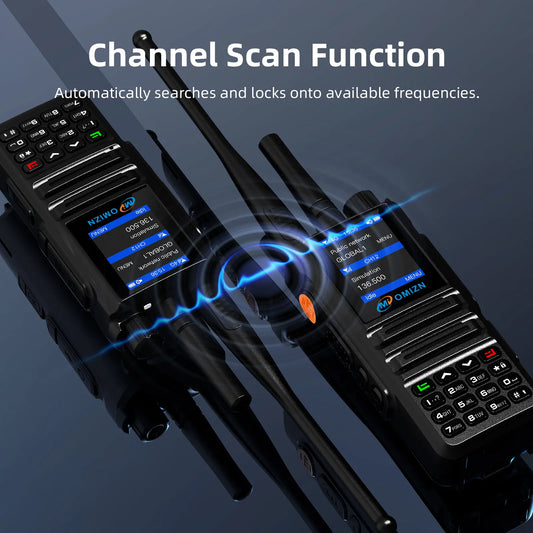 OMIZN X8 Dual Mode Walkie Talkie 4G UHF Android Unlimited Range Zello Real-PTT GPS