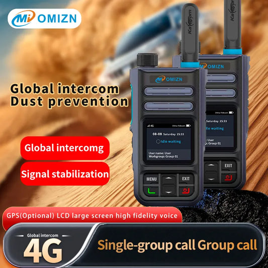 OMIZN A3 Model Global Walkie Talkie5000 miles distance,Android systemwalkie-talkie