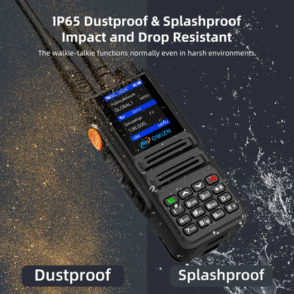 OMIZN X8 Dual Mode Walkie Talkie 4G UHF Android Unlimited Range Zello Real-PTT GPS