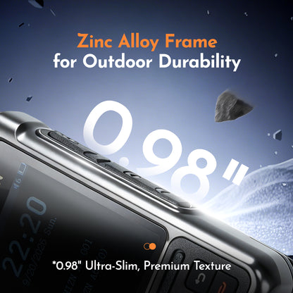 OMIZN A6 Walkie-Talkie 4G LTE de Largo Alcance con Tarjeta SIM Incluida – 1 Unidad