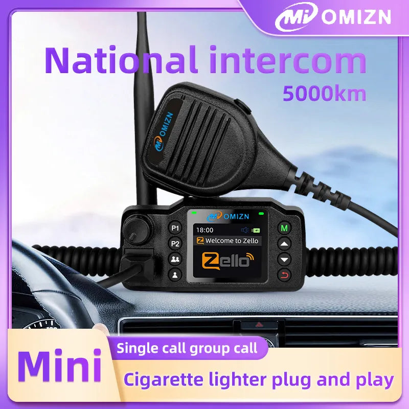 OMIZN CT1 Global Car mounted walkie talkie model CT1 National 5000 kilometers public network intercom transnational intercom unlimited distance