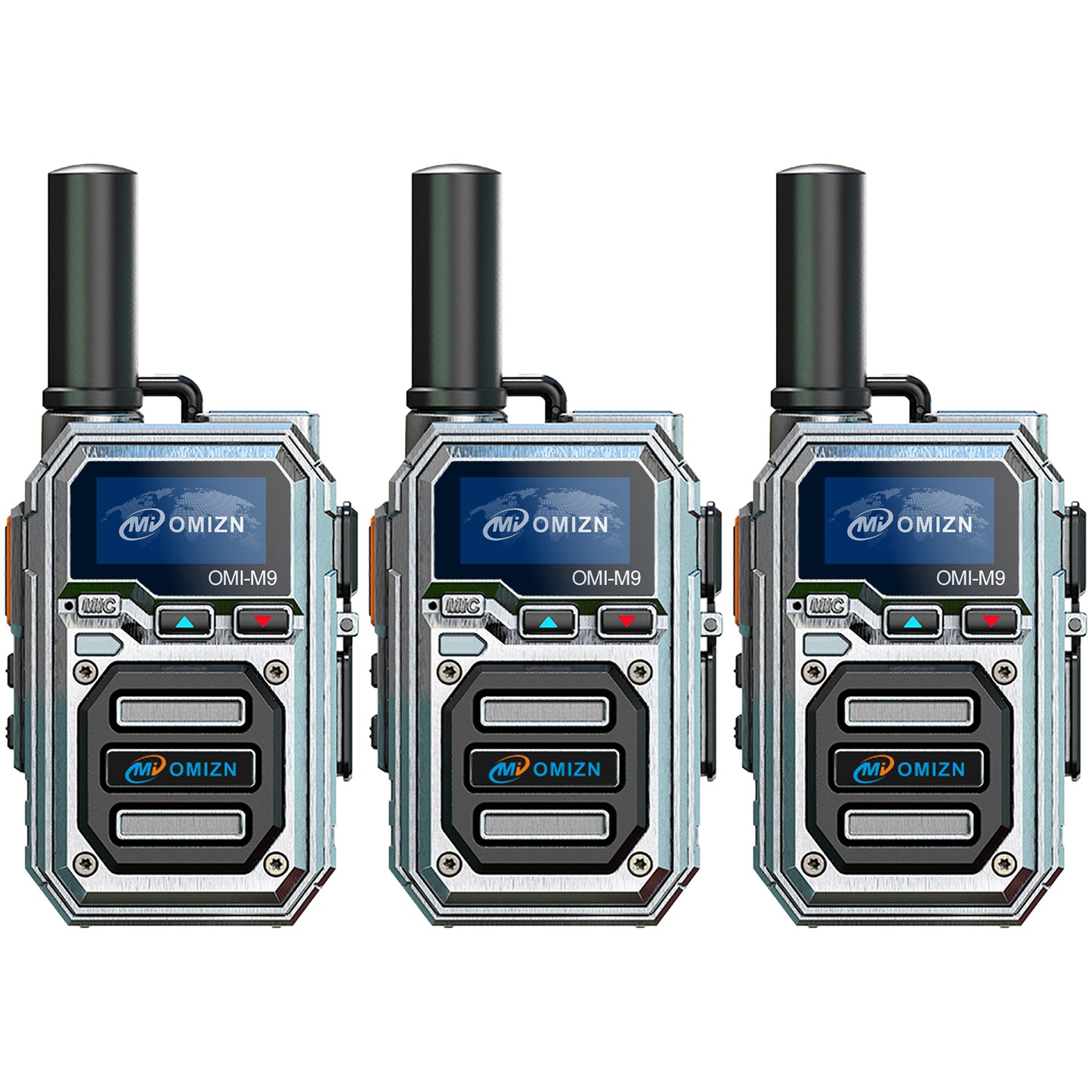 OMIZN Global walkie talkie, M9 model, supports long-distance,intercom across the country, more than 5000 kilometers, no monthly fee