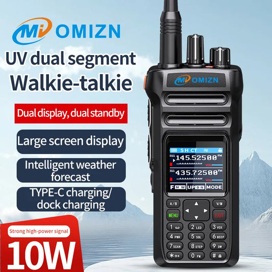 OMIZN TP80 Support eight frequency bands, one-piece frequency matching Alarm function Scan function Frequency UHF 400-470MHZ/VHF 136-174MHz