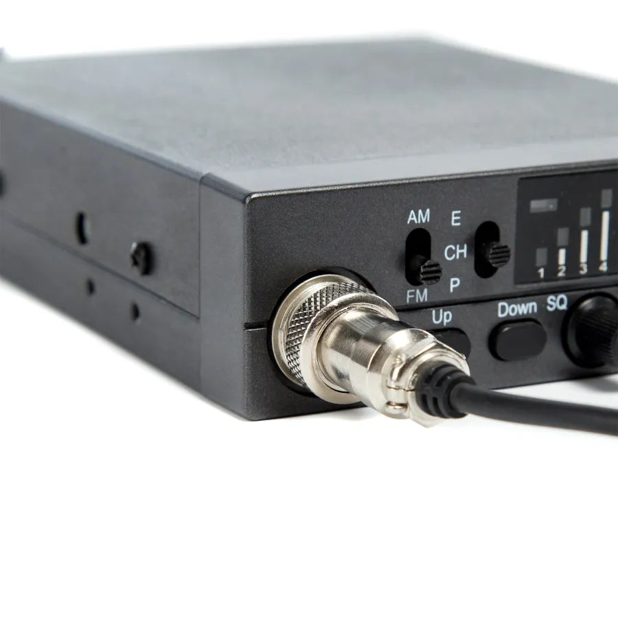 OMIZN LT-298 CB Radio AM/FM Full 40 Channel, Instant Emergency Channel 9/19 ASQ Function RF-Gain External Speaker Jack Easy to Read Display