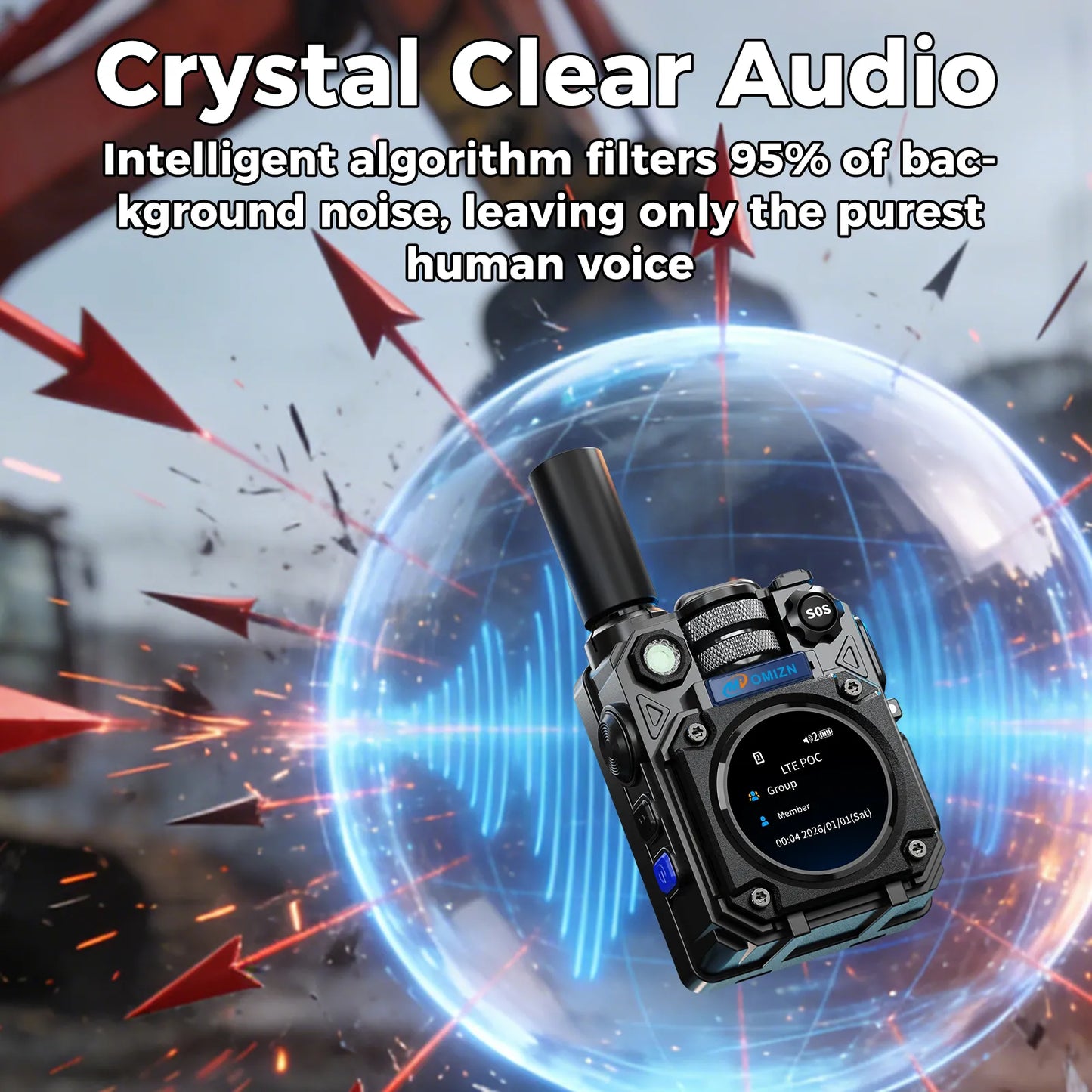 OMIZN M10 model, supports long-distance,intercom across the country, more than 5000 kilometers, no monthly fee