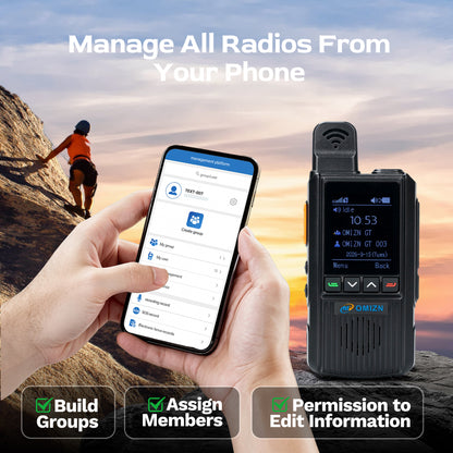 OMIZN G2 Classic Walkie-Talkie, Compacto, Resistente a los Golpes y con Sonido Potente