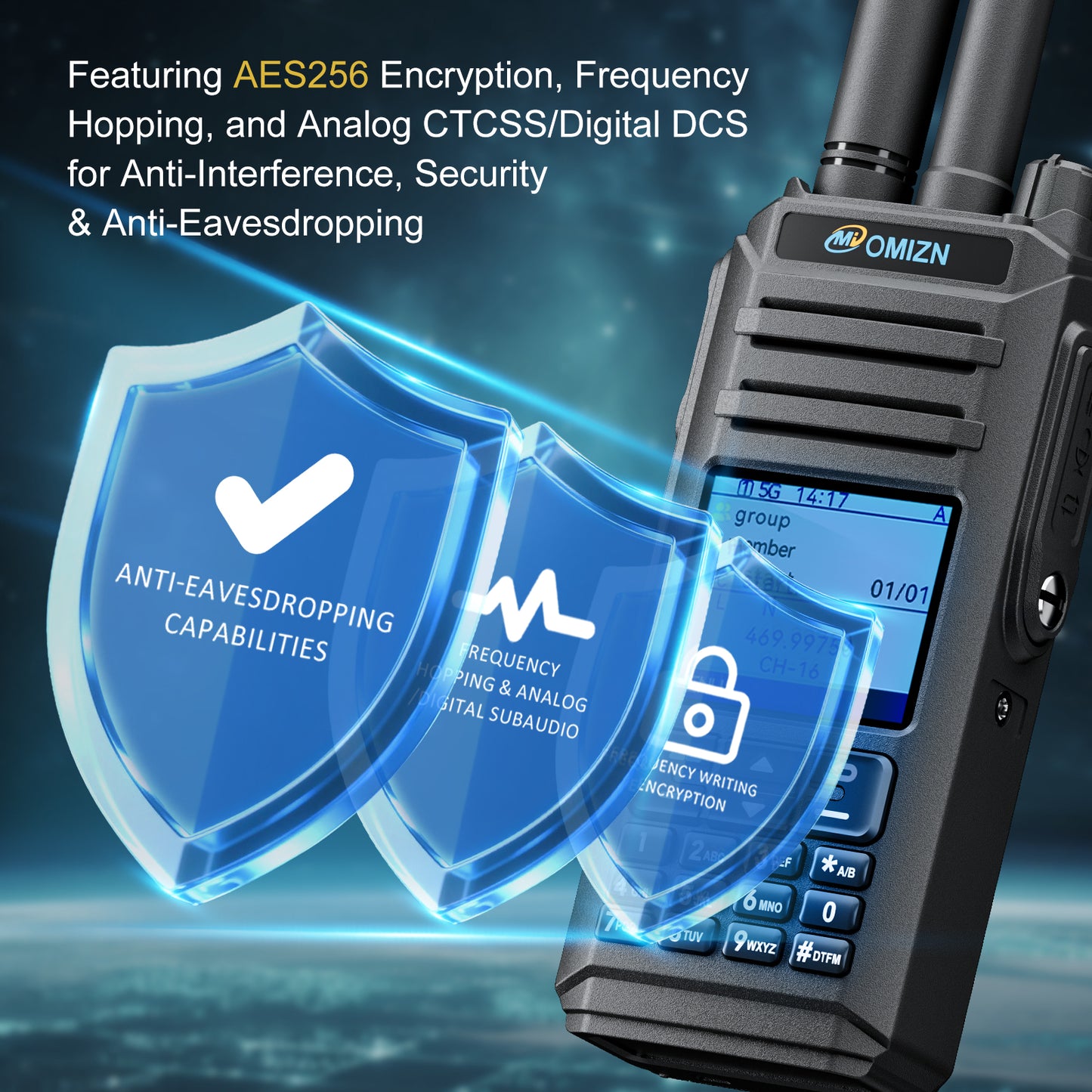 OMIZN X4 Public network+analog dual-mode intercom National distance communicable,IP67 waterproof and impact resistant,Sound loud and clear