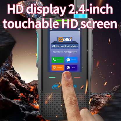OMIZN A5 Model Global WalkieTalkie,5000 miles distance,8.1 Androidsystem 2.4 inch Touchscreen walkie-talkie