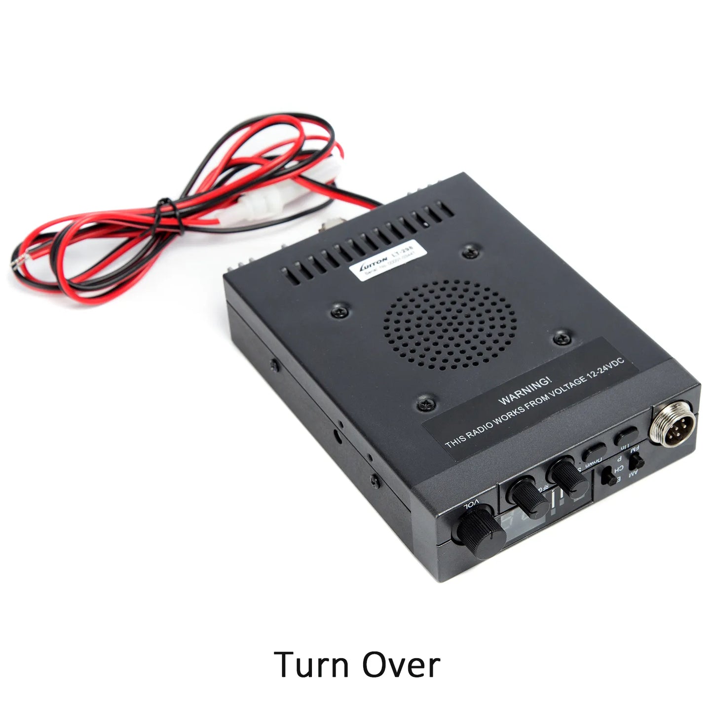 OMIZN LT-298 CB Radio AM/FM Full 40 Channel, Instant Emergency Channel 9/19 ASQ Function RF-Gain External Speaker Jack Easy to Read Display