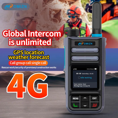 OMIZN A3 Model Global Walkie Talkie5000 miles distance,Android systemwalkie-talkie