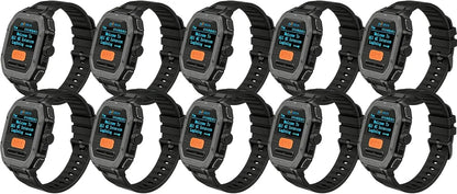 OMIZN Watch Walkie Talkie 4G Unlimited Range PoC Radios VOX Hands-Free IP65 AES256 Noise Reduction