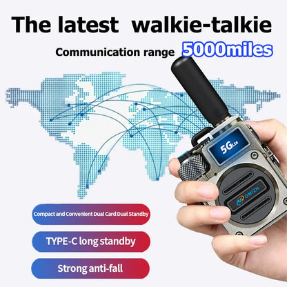 OMIZN Global Walkie Talkie model M6 National 5000 kilometers public network intercom transnational intercom unlimited distance