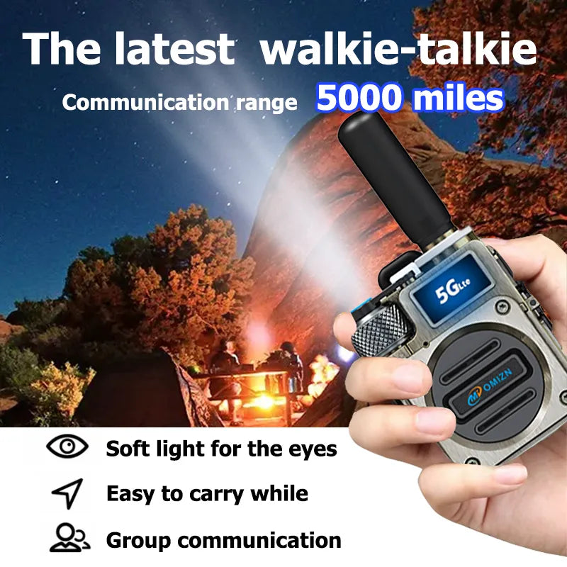 OMIZN Global Walkie Talkie model M6 National 5000 kilometers public network intercom transnational intercom unlimited distance