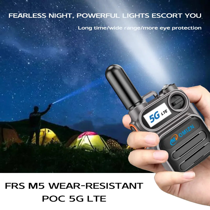 OMIZN M5 Global Walkie Talkie National 5000 kilometers public network intercom transnational intercom unlimited distance
