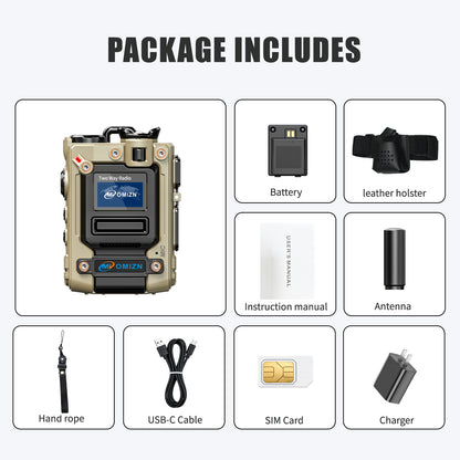 OMIZN M8 Global Walkie Talkie National 5000 kilometers public network intercom transnational intercom unlimited distance