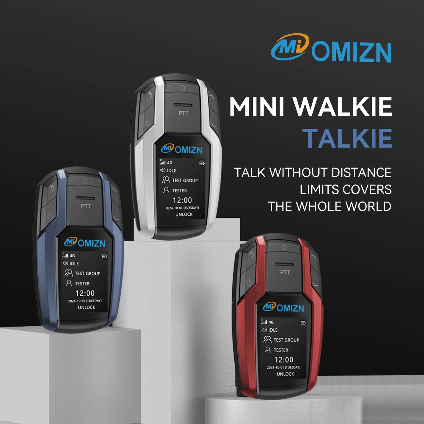 OMIZN Global Walkie Talkie model BK National 5000 kilometers public network intercom transnational intercom unlimited distance
