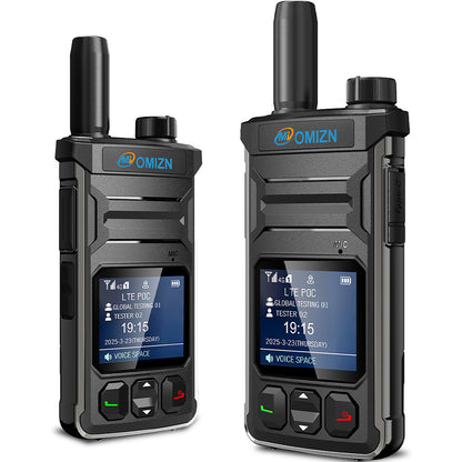 OMIZN T6 4G POC Walkie Talkie with SIM Card Unlimited Range Available Worldwide Cellula