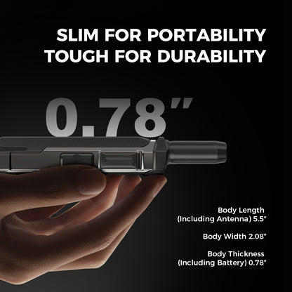 OMIZN T6 4G POC Walkie Talkie with SIM Card Unlimited Range Available Worldwide Cellula