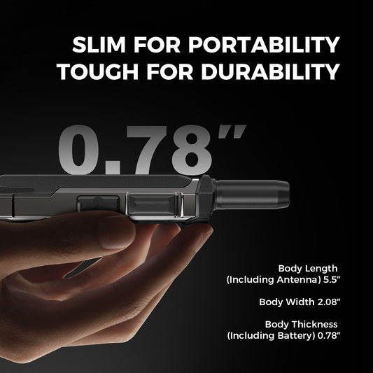 OMIZN T6 4G POC Walkie Talkie with SIM Card Unlimited Range Available Worldwide Cellula
