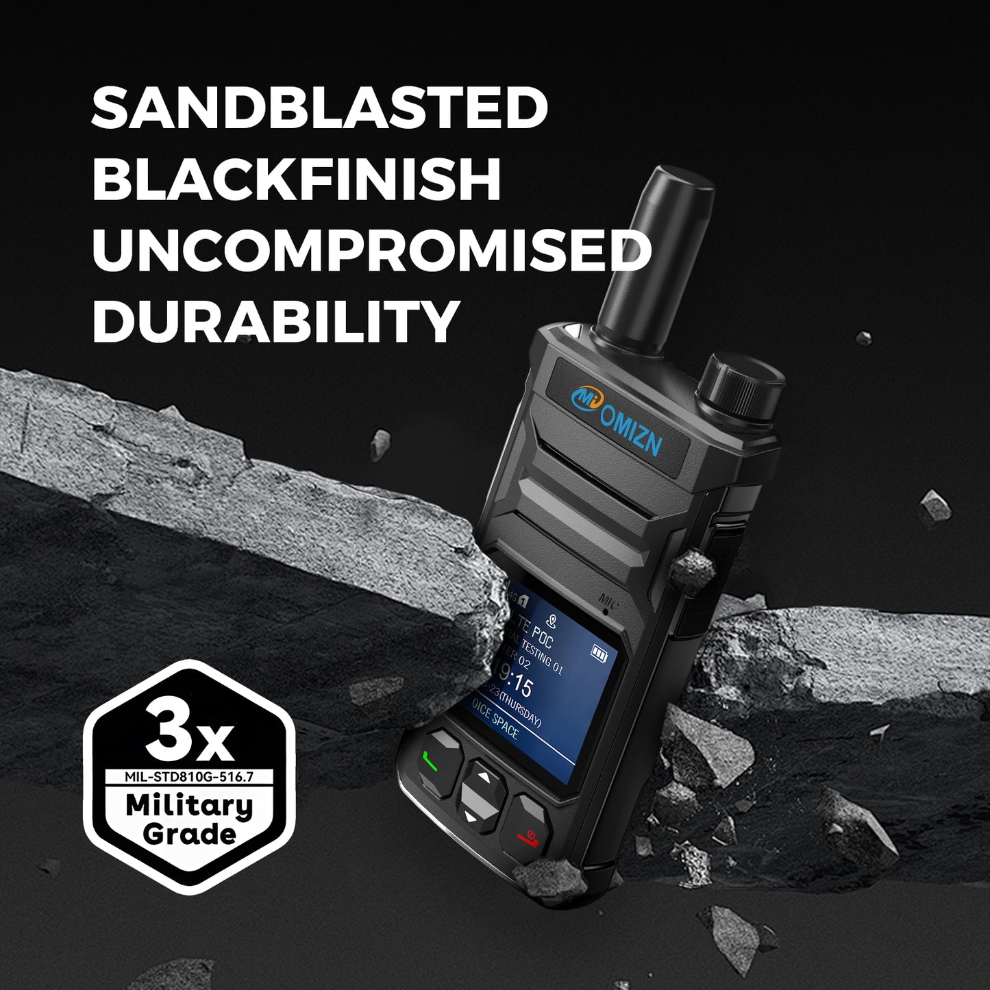 OMIZN T6 4G POC Walkie Talkie with SIM Card Unlimited Range Available Worldwide Cellula