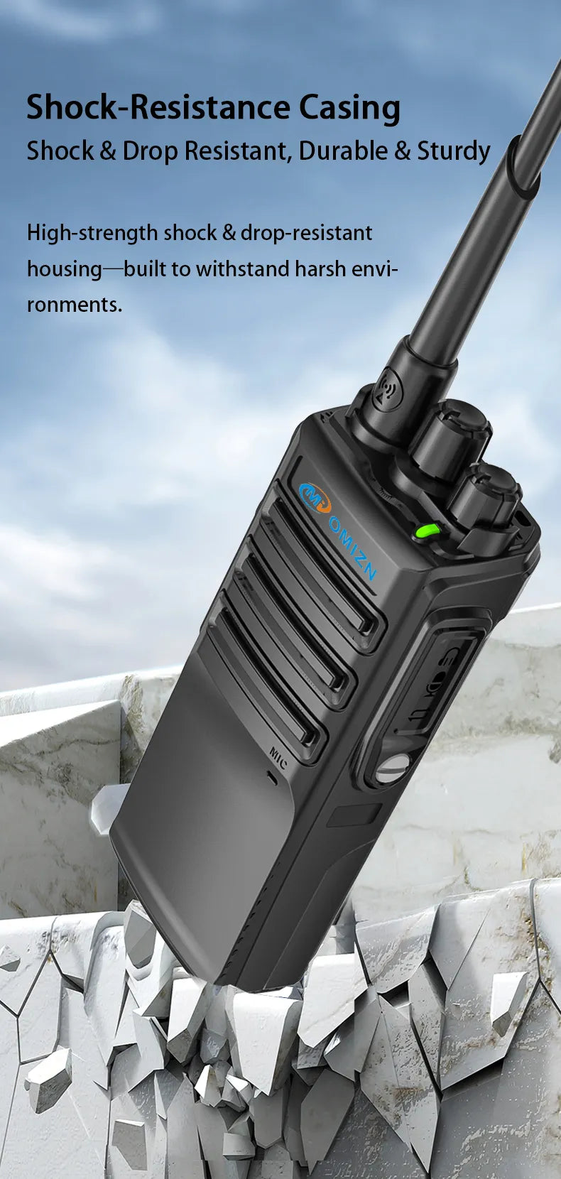 OMIZN TP70 Support eight frequency bands, IP67 waterproof