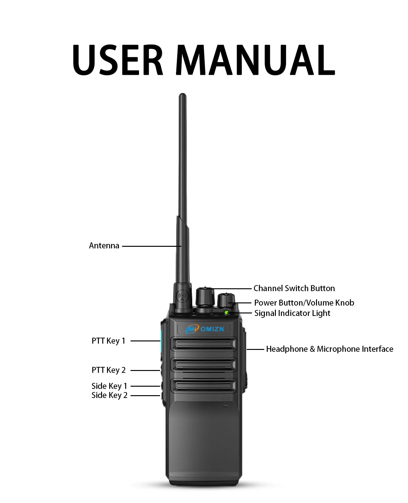 OMIZN TP70 Support eight frequency bands, IP67 waterproof