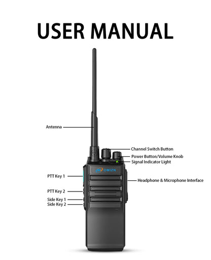 OMIZN TP70 Support eight frequency bands, IP67 waterproof