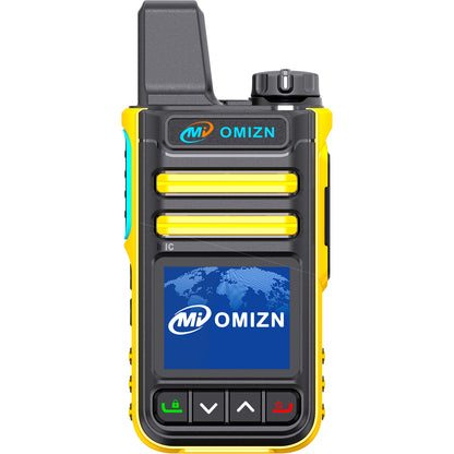 OMIZN G3 4G LTE Dual SIM Walkie Talkie, Unlimited Range, Lifetime Free, IP65, AES256 Encryption, Noise Reduction