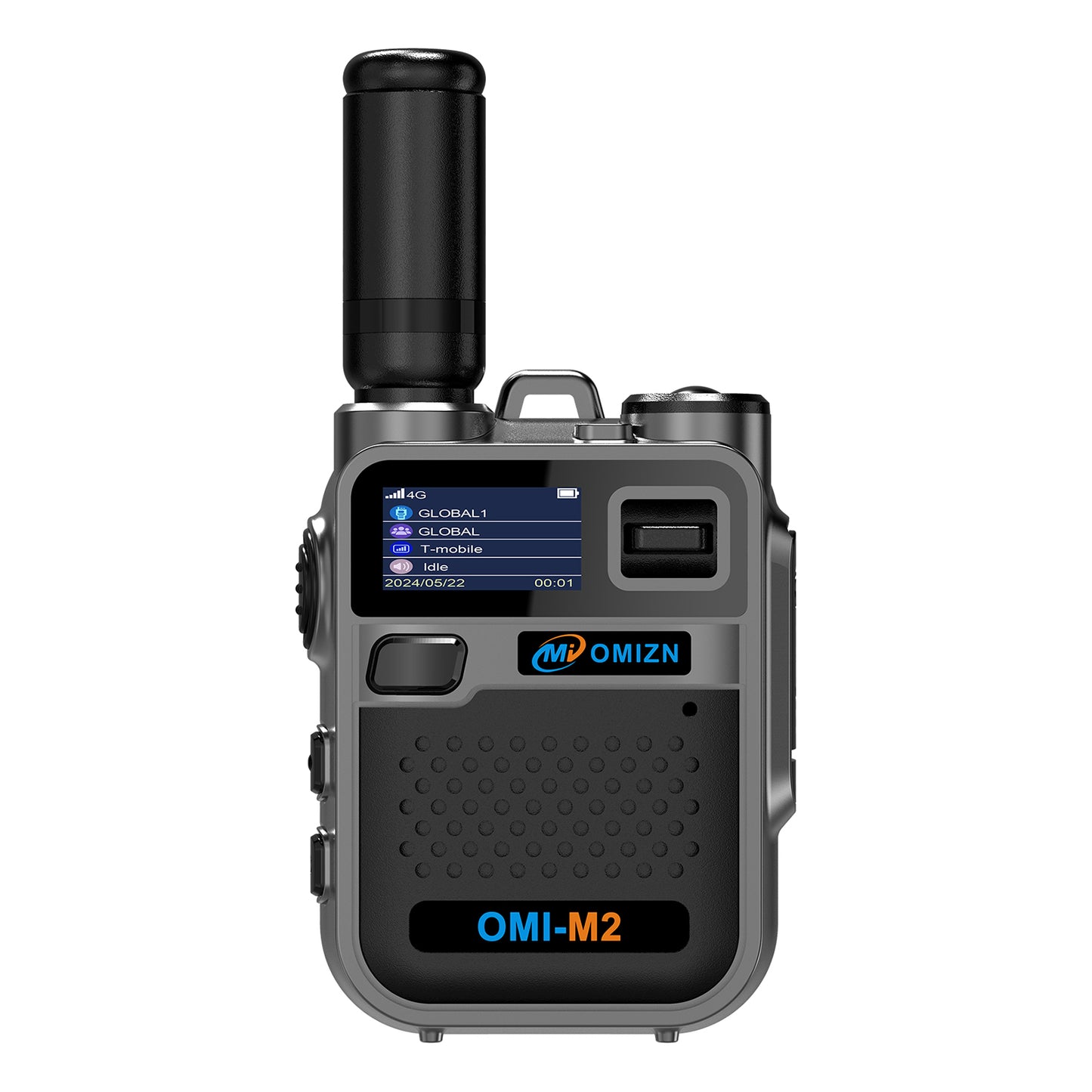 OMIZN M5 Global Walkie Talkie Unlimited Range, 4G LTE PoC Two Way Radio with AES256 Encryption Flashlight for Outdoor